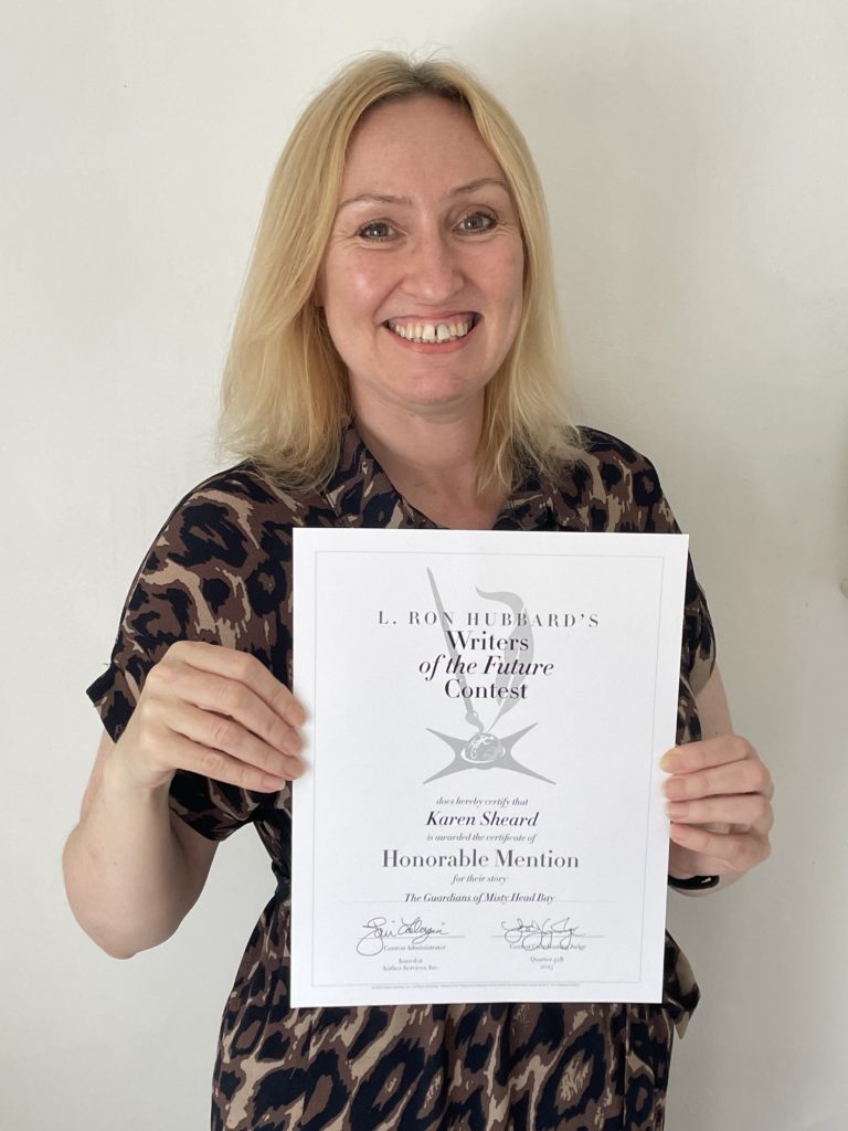 Karen Heard, winner of an Honourable Mention in L. Ron Hubbard's Writers of the Future contest