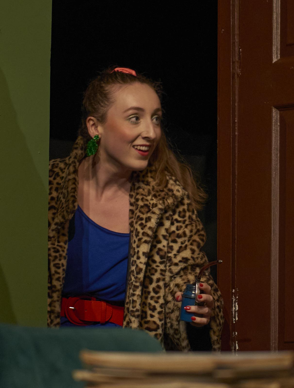Rita enters Frank's office - scene from Educating Rita directed by Karen Sheard